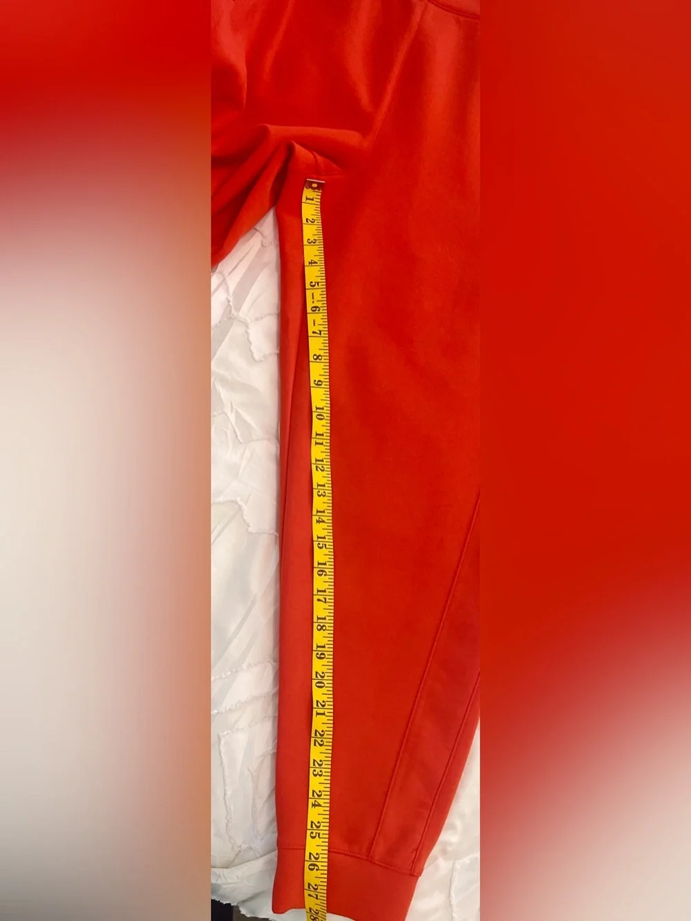 Nike Red High-Rise Track Joggers